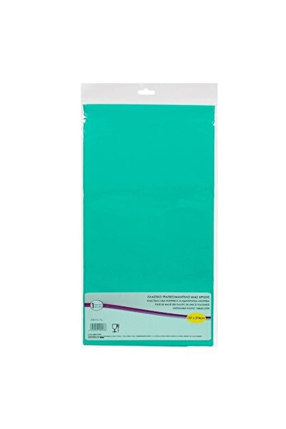 ANTBRO disposable plastic tablecloth, emerald, 137x274cm