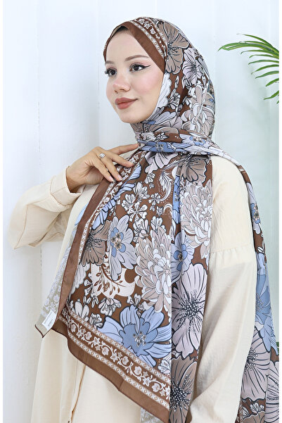 sefamerve Şal cu model floral Champs-Élysées 70319-08 Marron