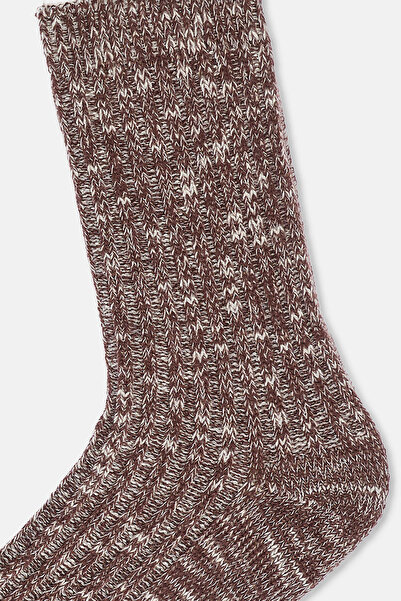 Eros Καφέ Γυναικείες Βαμβακερές Χειμερινές Κάλτσες