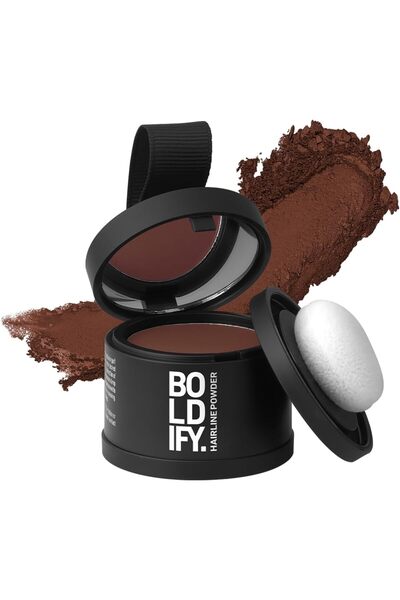 Boldify بودرة خط الشعر - لمسة جذور الشعر لتغطية الشعر الرمادي - بودرة شعر لإخ...