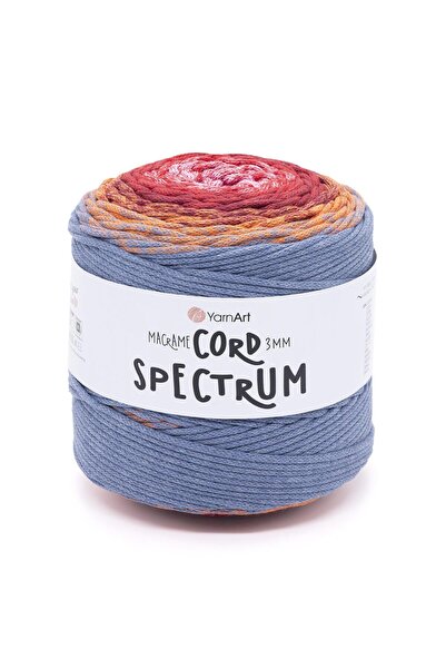 Yarnart خيط مكرامي 3 مم سبكتروم - خيط مكرامي ملون-4314