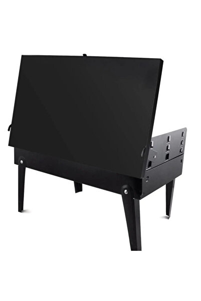 SPEEDSTORE Portable stainless steel folding grill with BBQ accessories included