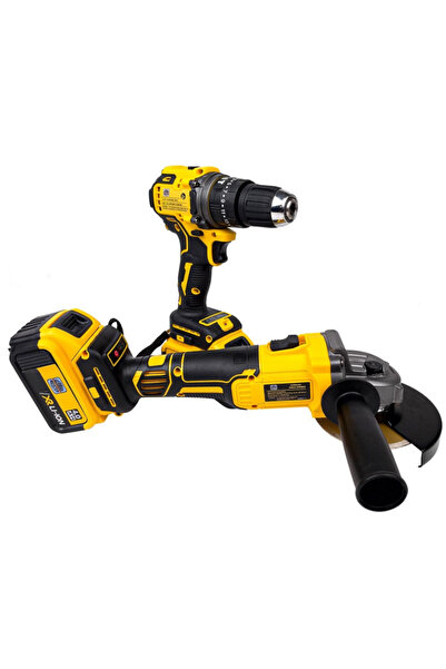 ROMSHOP 36V 2-battery self-tapping and angle grinder set