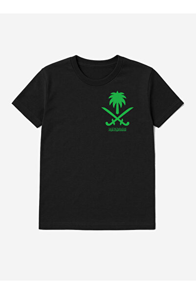LOWHA Cotton T-Shirt for Saudi National Day or Everyday Saudi Pride Wear for Women & Men