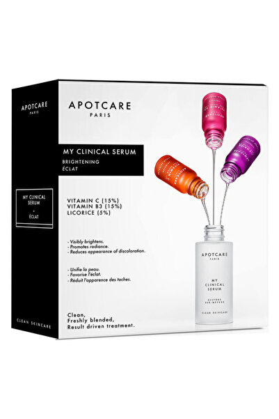 Apotcare Σετ ορών προσώπου: My Clinical Serum - Λάμψη, 30 ml