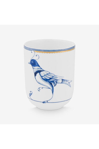 Pip Studio Blue Bird Beyaz Porselen Latte Bardağı 250 Ml