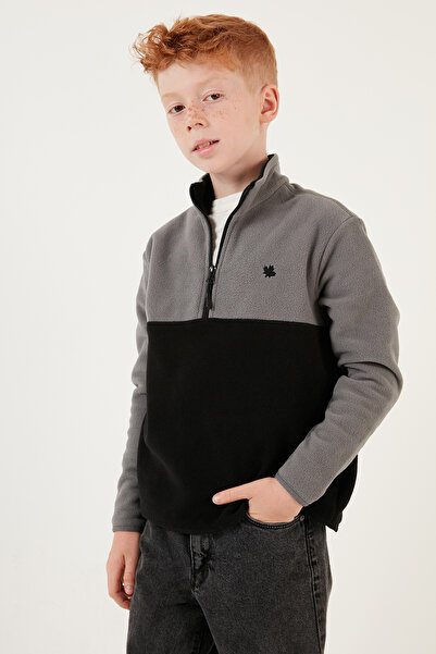 Lela Soft Textured Half Zip Color Block Stand Collar 2-Pack Fleece Children's Polar 5905004S2