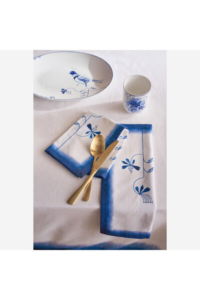 Pip Studio Blue Bird Beyaz Porselen Latte Bardağı 250 Ml