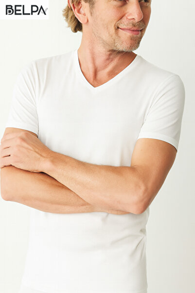 belpa Lenjerie de corp Ersa Modal pentru bărbați cu decolteu în V T tricou 3-buc