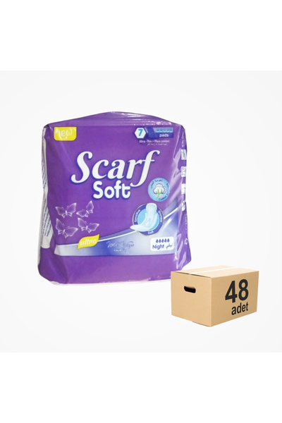 Scarf Soft Night Pad Ultra Thin 7 Pack X 48 Packs (336 Pieces)