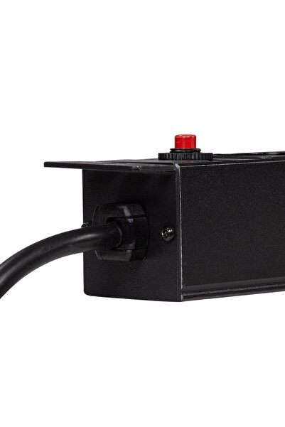 LogiLink 1U PDU, 19" Rack, 8 Schuko Sockets, 16A, On/Off Switch, Surge Protection, 2x USB 2.1A, 2m