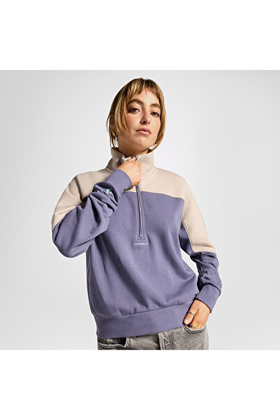 Converse Wordmark Kadın Lila Sweatshirt