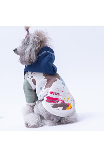 Pawstar Lacivert Rio Köpek Hoodie Köpek Sweat Köpek Kıyafeti Kedi Kıyafeti