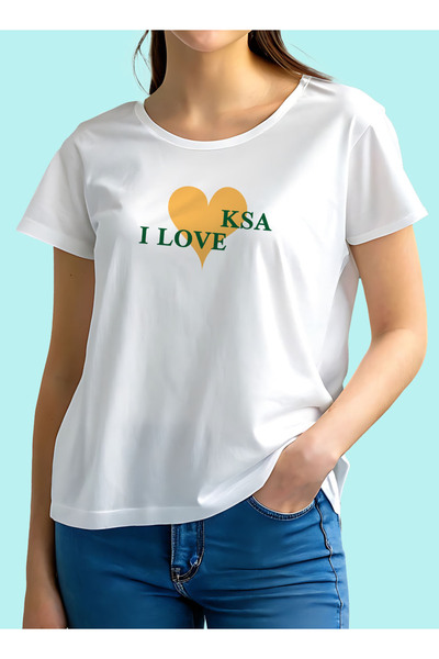LOWHA Cotton T-Shirt for Saudi National Day or Everyday Saudi Pride Wear for Women & Men