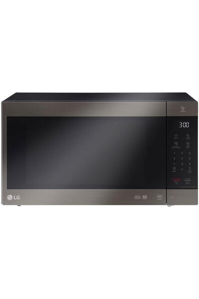 LG ميكروويف نيو شيف الذكي العاكس سعة 56 لترًا مع شواية، ستانلس ستيل أسود - MS5696HIT