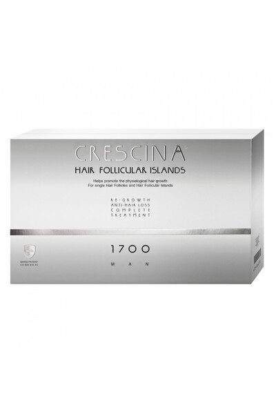 LABO , Crescina Follicular Islands 1700, Pentru stimularea creșterii, Fiole Ser de tratament, Pentru ...