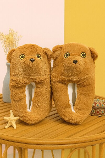 Moda Frato BARNEY Мече плюшено унисекс животински пантофи Puffy