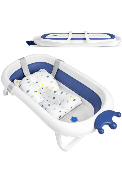 Ricokids Cădiță pliabilă pentru bebeluși, indicator de temperatură, sarcină m...