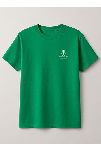 LOWHA Cotton T-Shirt for Saudi National Day or Everyday Saudi Pride Wear for Women & Men