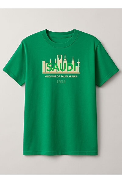 LOWHA Cotton T-Shirt for Saudi National Day or Everyday Saudi Pride Wear for ...