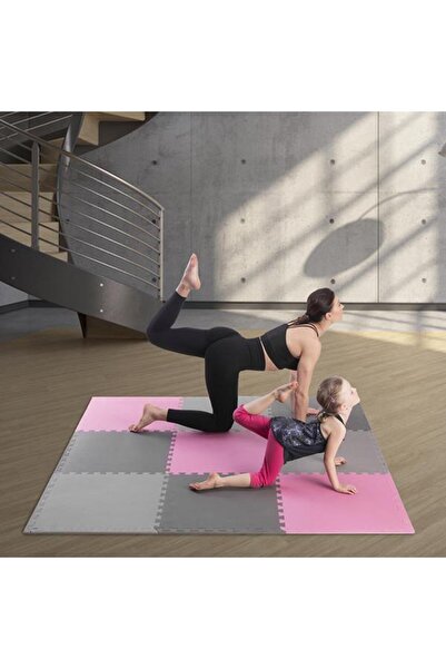 Other MP10 PUZZLE MAT MULTIPACK PINK-GREY 9 PIECES 10MM ONE FITNESS