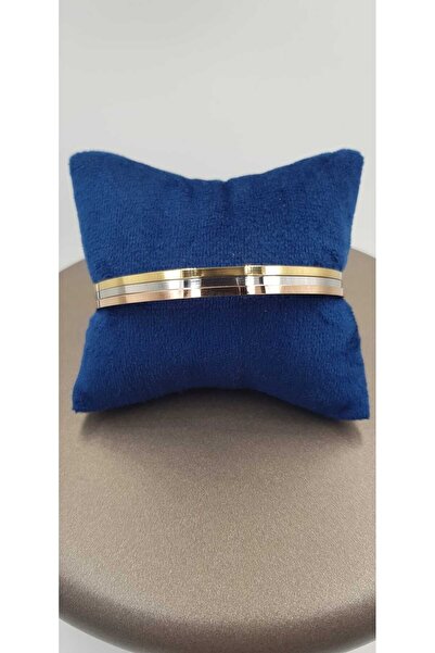 GWOMA سوار فولاذي - طلاء دقيق من الفولاذ 2 مم، طقم من 3 قطع أبيض، أصفر، وردي،...