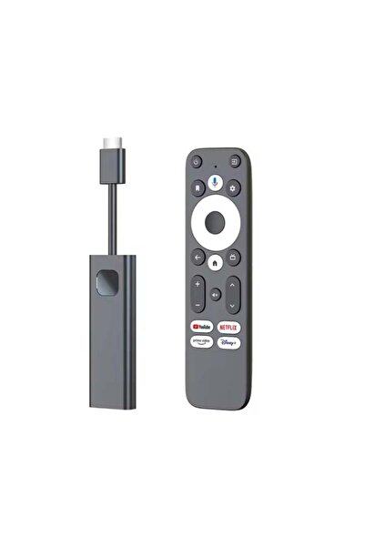Dcolor® Dcolor Android TV Stick Media Player, 2GB RAM, 16GB Storage, 4K HDR, WiFi, Voice Control