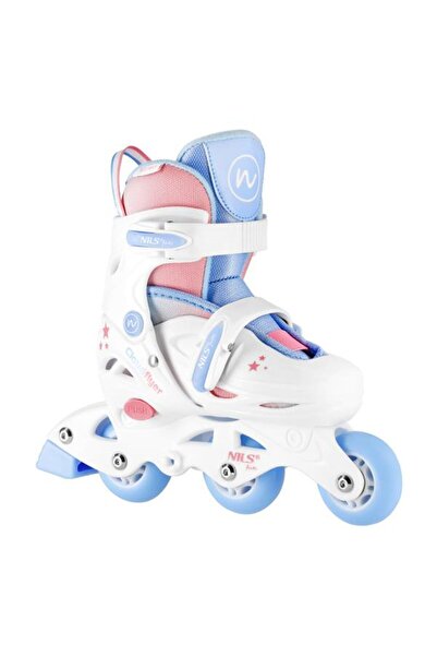 Other NJ1190 3-in-1 THREE STEPS ROLLER SKATES IN A SET WITH A ROLLER SKATER, WHITE, SIZE XS (26-29)