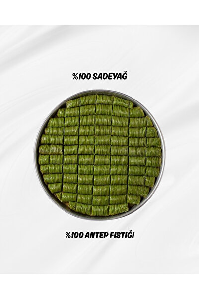 uzeller Birinci Sınıf Özel Fıstık Sarma Bol Fıstıklı Sadeyağlı Tepsili 2 KG