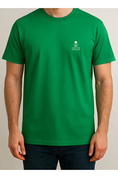 LOWHA Cotton T-Shirt for Saudi National Day or Everyday Saudi Pride Wear for Women & Men