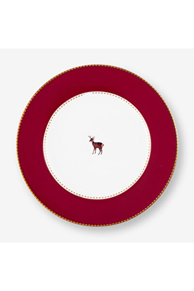 Pip Studio Love Birds Kırmızı Porselen Pasta Tabağı 17 Cm