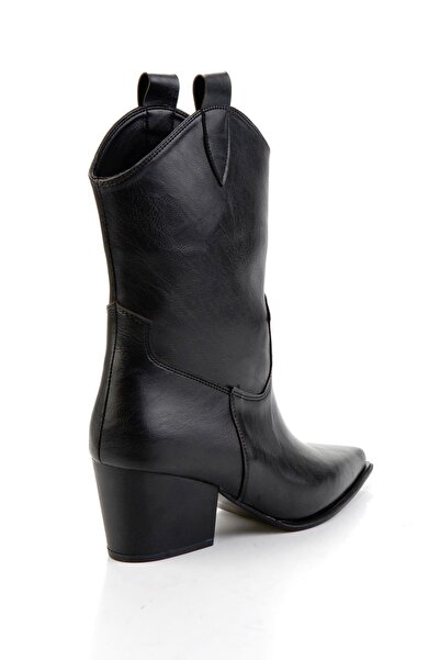 Bambi Siyah Kadın Bot & Bootie K02671904409