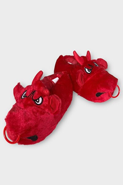 Liger Παντόφλες οικιακής χρήσης με αντιολισθητική σόλα και αντιολισθητική σόλα, ΚΟΚΚΙΝΟ