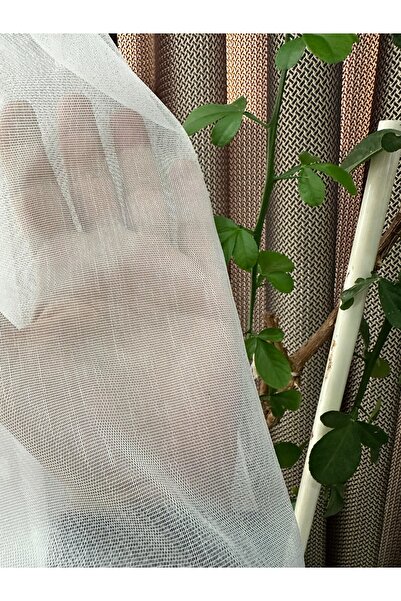 dekoson Lüx Bambu Tül Perde Ütü Sevmez (Her Odaya Uyumlu) Orta Kat Pileli Tül...