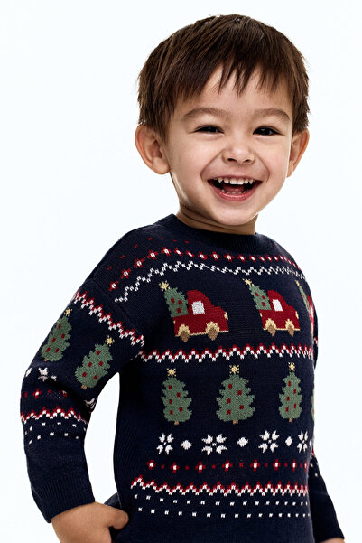 H&M Jakarlı Triko Kazak