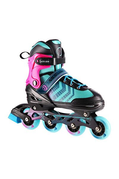 Other NH18192A 4in1 BLACK-PURPLE SIZE L(39-43) ROLLER SKATING BLADES WITH HOCKEY SLEEVE NILS EXTREME