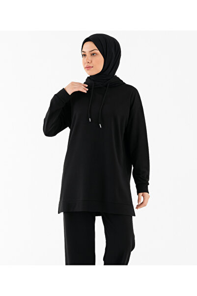 ŞIK VE MUTLU Tesettür Kapüşonlu Sweatshirt