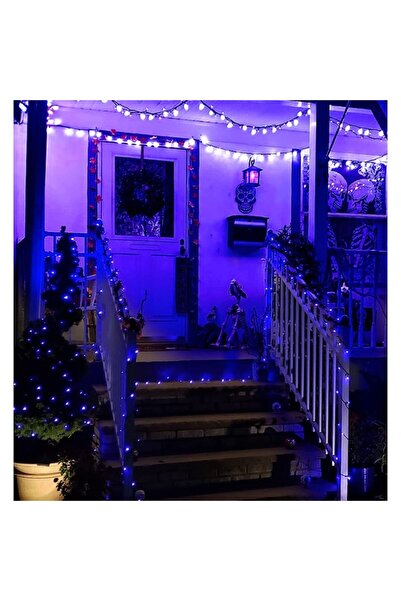 Dms Linear Light String, Interior/Exterior, 8 Christmas Light Modes, 50 M, Blue