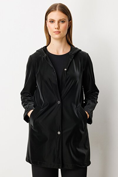 Mi Pret a Porter Mi Kapüşonlu Trenç