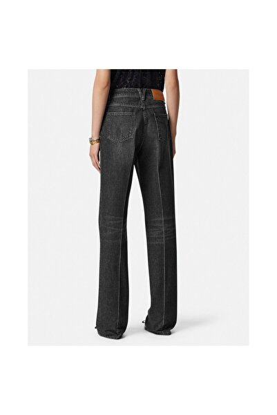 Versace WOMEN'S STONE WASH BOYFRIEND JEANS