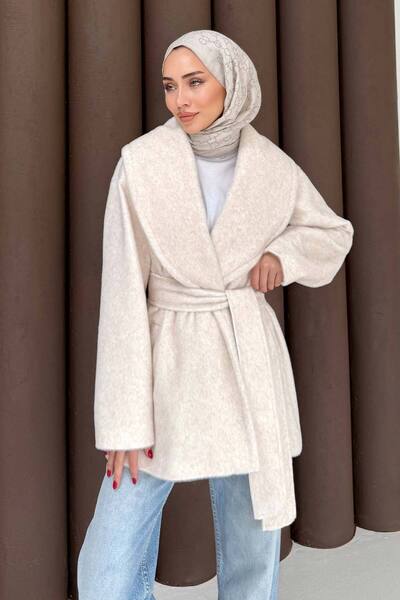 Melike Tatar Παλτό με ζώνη Angora 32-2504