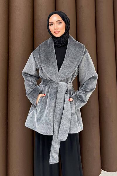 Melike Tatar Παλτό με ζώνη Angora 32-2504