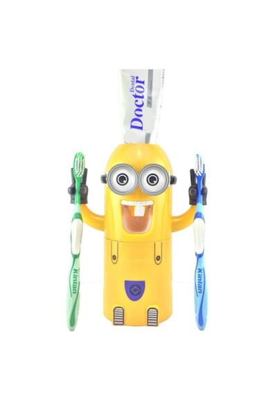 OEM Suport pentru periuță de dinți Minion cu dozator integrat pentru pastă de...