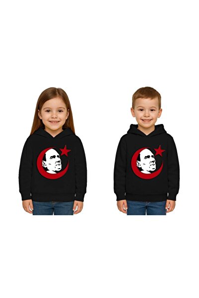 SEDİRLİ Hanorac unisex cu glugă pentru copii Atatürk, 19 mai, 29 octombrie, 23 aprilie, 10 noiembrie