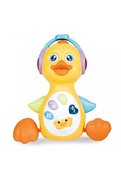 OEM Jucărie interactivă Rățușcă dansatoare cu lumini și muzică, 18+ luni, gal...