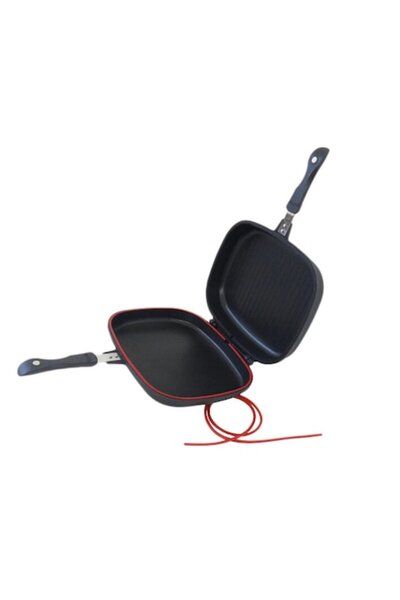 ExclusiveStore Tigaie dubleta grill, Dessini, 32 cm, cu o rezerva garnitura