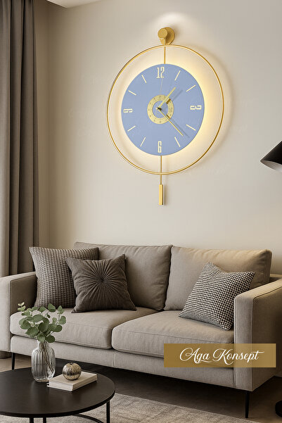 AGA KONSEPT Led'li Gold Orjin 24 (Orta Boy 40 X 60 Cm), Modern Dekoratif Sark...