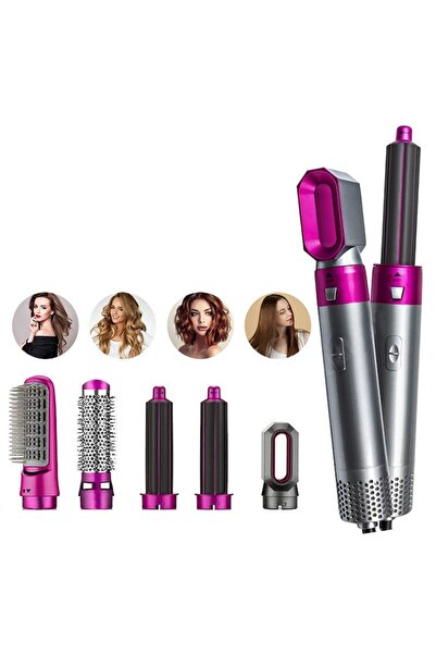 OEM Hair dryer with hot air comb 5 in 1, multifunctional styling, curling, electric straightener, automa