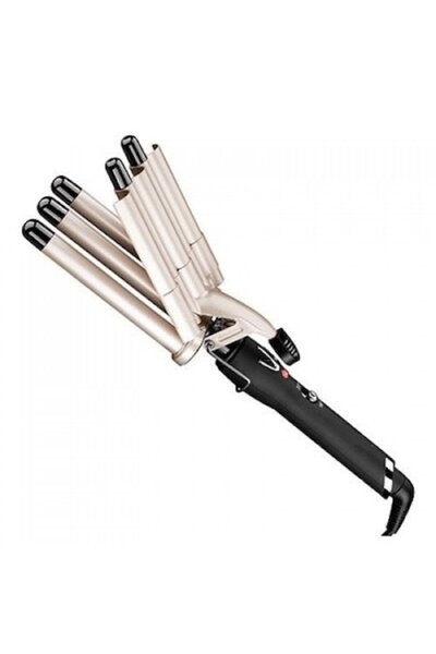 Insta Ondulator de păr ceramic cu trei cilindri, 25 mm, bucle profesionale, t...
