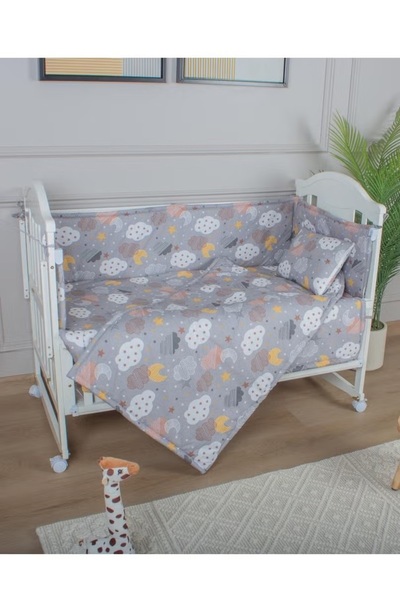 BabyCara 5-Piece Baby Bed Guardrail Mattress fits Size 120x60cm